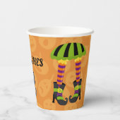 Witziges Trinken Hexen Halloween Pappbecher (Rückseite)