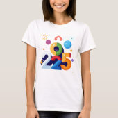 Witziges und witziges Grafikdesign 2025 T-Shirt (Vorderseite)
