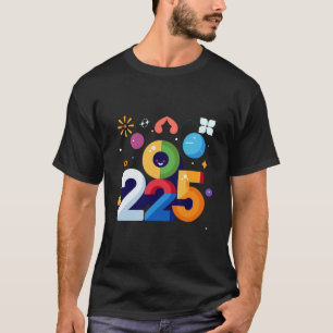 Witziges und witziges Grafikdesign 2025 T-Shirt