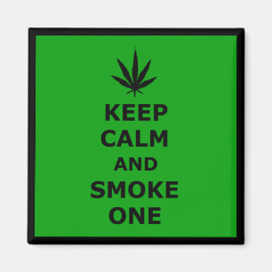 Witziges Unkraut Magnet