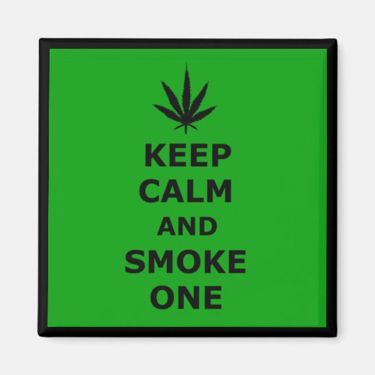 Witziges Unkraut Magnet (Vorne)