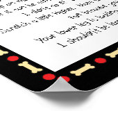 Witziges, was ich aus meinem Goldenen Retriever ge Poster (Ecke)