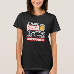 Witziges Zitat, das ich Bier verschwinden lassen l T-Shirt
