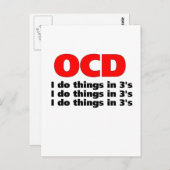 Witziges Zitat Postkarte (Vorne/Hinten)