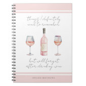 Witziges Zitat vergessen zu tun Notizblock (Vorderseite)