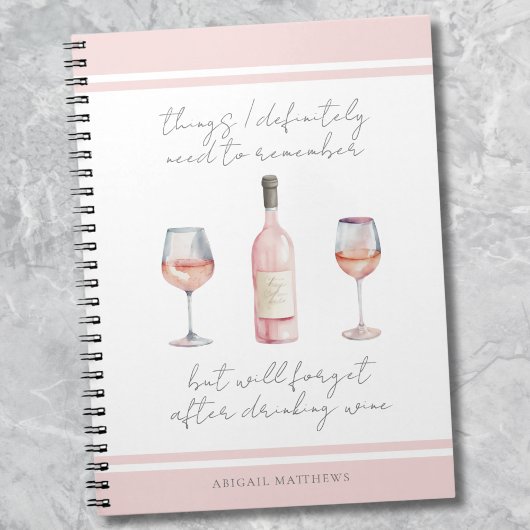 Witziges Zitat vergessen zu tun Notizblock