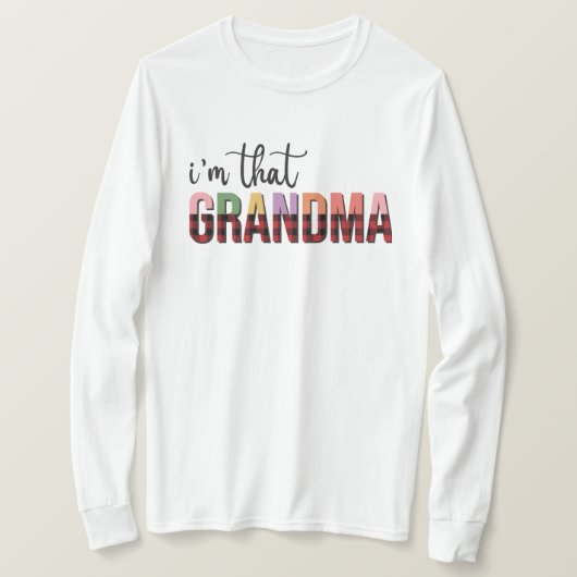 Witzigste Kunst für Oma T-Shirt (Design vorne)