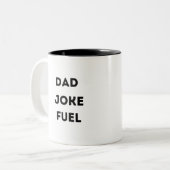 Witzkraftstoff Zweifarbige Tasse (Vorderseite Links)