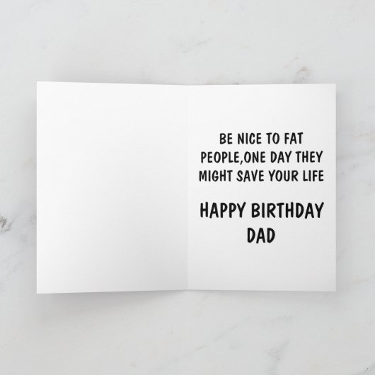 Witzpapa Karte (Innenseite)