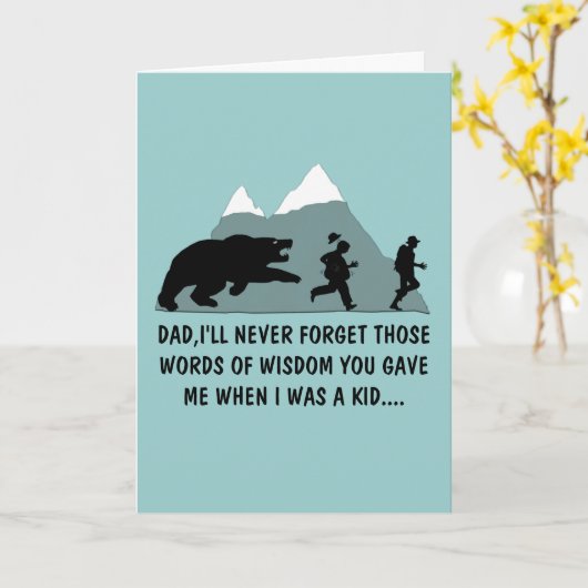 Witzpapa Karte (Gelbe Blume)