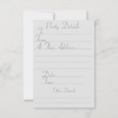 Witzschnee akita Schneemann Weißhundefoto Einladung (Rückseite)