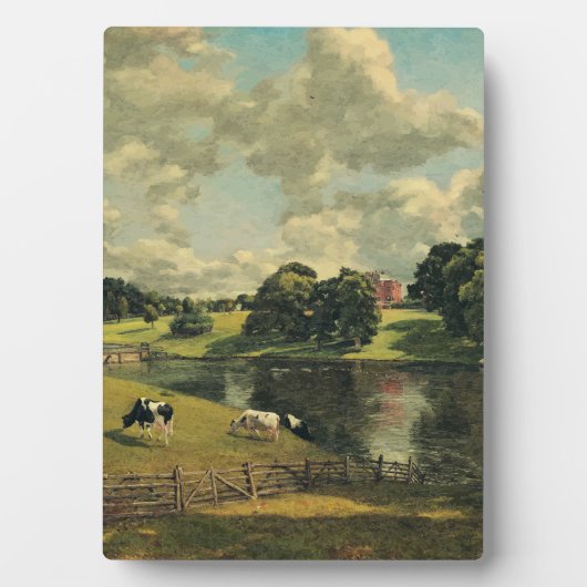 Wivenhoe Park von John Constable Fotoplatte (Vorderseite)