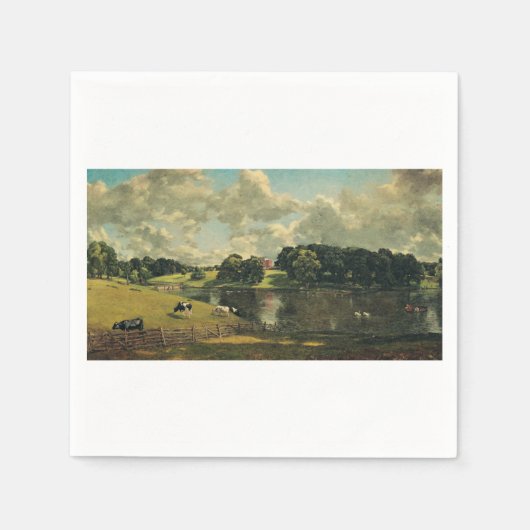 Wivenhoe Park von John Constable Serviette (Vorderseite)
