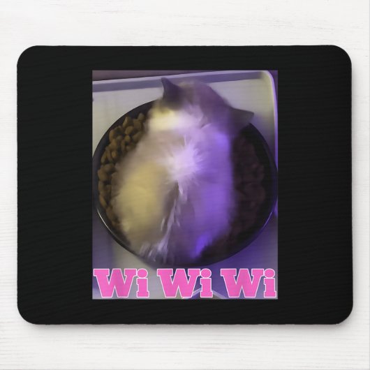 Wiwiwi Cat Meme Mousepad (Vorne)
