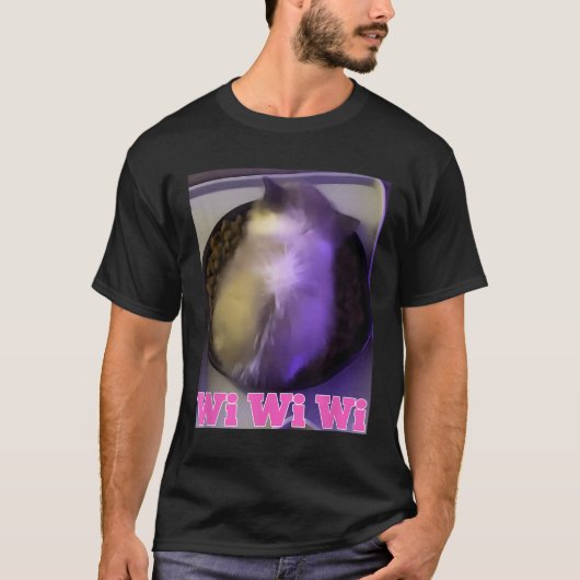 Wiwiwi Cat Meme T-Shirt (Vorderseite)