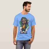 Wiz Khalifa as Cartoon boy funny friend T-Shirt (Vorne ganz)