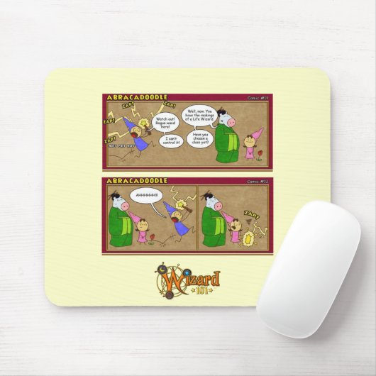 Wizard101 Abracadoodle Comic Mousepad (Mit Mouse)