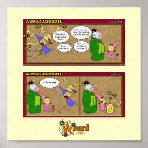 Wizard101 Abracadoodle Comic-Plakat Poster