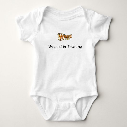 Wizard101 Baby Onesee - Zauberer im Training Strampler (Vorderseite)