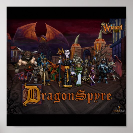 Wizard101 DragonSpyre Poster (Vorne)