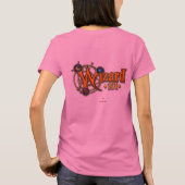 Wizard101 Gekritzel Francesca (Schwarzes u. Weiß) T-Shirt (Rückseite)
