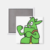 Wizard101 Gobbler Fisticuffs Magnet (Vorderseite/Rückseite)