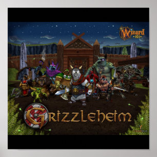 Wizard101 Grizzleheim Plakat
