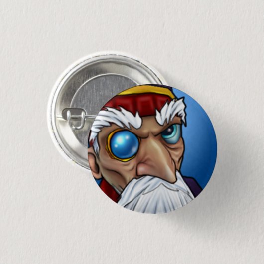 Wizard101 Merle Ambrose Button (Vorne & Hinten)