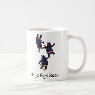 Wizard101 Ninja Schwein-Felsen-Tasse Kaffeetasse