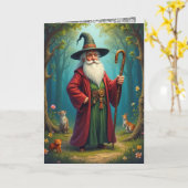 WIzard 2 (innen Anführungszeichen) Karte (Gelbe Blume)