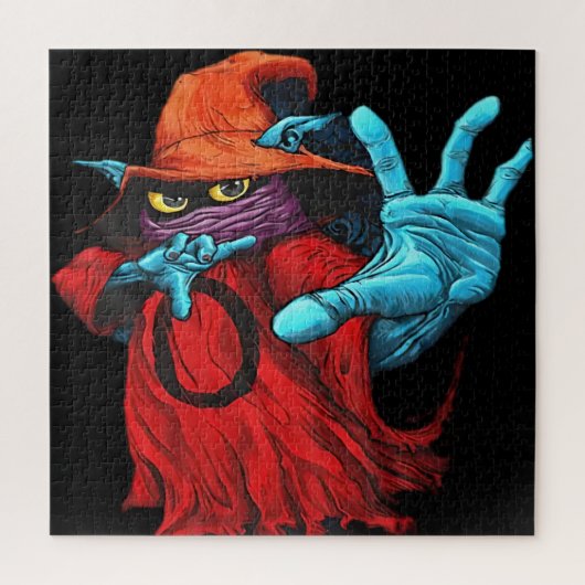 Wizard Art, Mystical Imagery, Fantasy Design, Magi Puzzle (Vertikal)