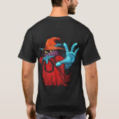 Wizard Art, Mystical Imagery, Fantasy Design, Magi T-Shirt (Rückseite)