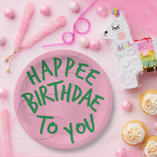 Wizard Birthdae/Birthday Cake Pappteller (Party)