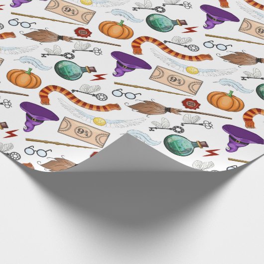 Wizard Birthday Party Geschenkpapier (Ecke)