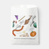 Wizard Birthday Party Geschenktütchen (Vorderseite)