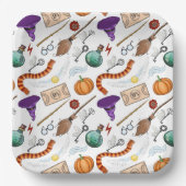Wizard Birthday Party Pappteller (Vorderseite)