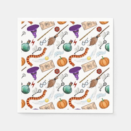 Wizard Birthday Party Serviette (Vorderseite)