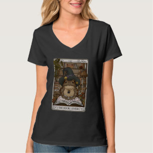 Wizard Book Lover Frog Tarot Card Hexchy Frosch My T-Shirt