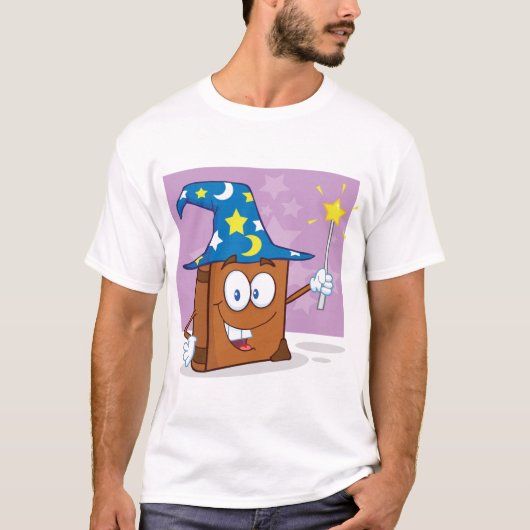 Wizard Book Mens T - Shirt (Vorderseite)