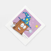 Wizard Book Paper Napkins Serviette (Ecke)