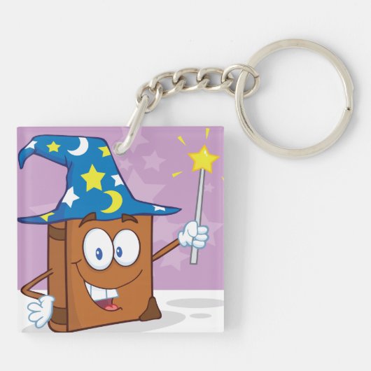 Wizard Book Schlüsselanhänger (Rückseite)