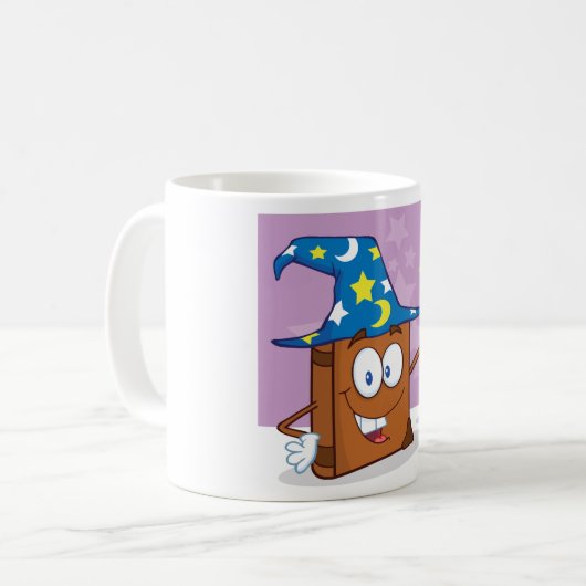 Wizard Book-Tasse Kaffeetasse (Vorderseite Links)