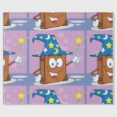 Wizard Book Wrapper Geschenkpapier (Flach)