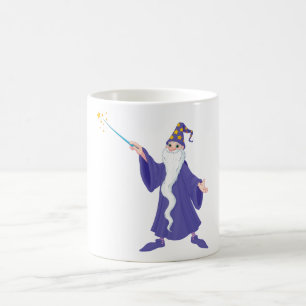 Wizard Casting a Zauber Magic Coffee Tasse