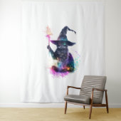 Wizard Cat Magic Wandteppich (Beispiel)