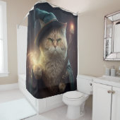 Wizard Cat Shower Vorhang (Beispiel)