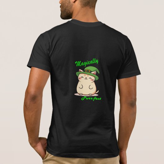Wizard Cat T - Shirt (Rückseite)