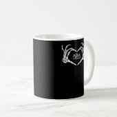 Wizard Classic - Skeleton Hands Herz Kaffeetasse (VorderseiteRechts)