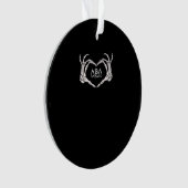 Wizard Classic - Skeleton Hands Herz Ornament (Vorderseite)