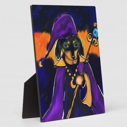 WIZARD-DACKEL FOTOPLATTE (Seite)